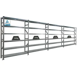 Proregal Fachbodenregal Proximo Stecksystem 210 x 600 x 40 cm, Freizeit, Heimwerken, Werkstatt, Schwerlastregale