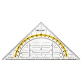 Westcott Geodreieck 14 cm transparent
