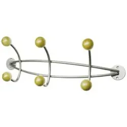Wand-Kleiderhaken  silber ALCO 2823 3 Haken