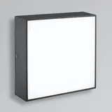 CMD Wandleuchte LED Aluminium 24 x 24 cm 10 W 3000 K 898 lm anthrazit