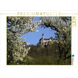 Calvendo Puzzle Burg Teck von der Owener Steige 1000 Teile Puzzle quer | Lege-Größe cm Foto-Puzzle für glückliche Stunden