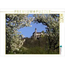 Calvendo Puzzle Burg Teck von der Owener Steige 1000 Teile Puzzle quer | Lege-Größe cm Foto-Puzzle für glückliche Stunden