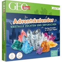 Franzis Geolino 67186 Adventskalender, Kristalle Züchten und Erforschen, NEU/OVP