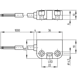 Schmersal Sicherheits-Sensor BNS 260 STG-AS-L