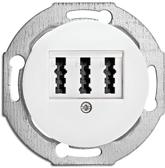 THPG 150117 Telefonsteckdose Porzellan, weiß