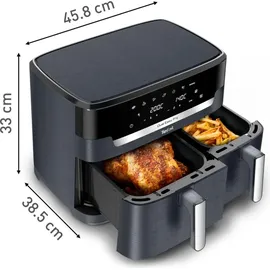 Tefal Dual Easy Fry XXL 11 L grau