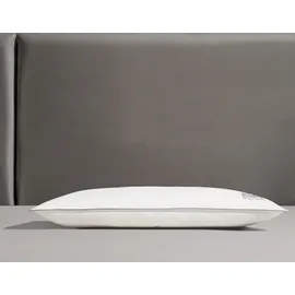 RIBECO Microfaserkissen Marie 40 x 80 cm Weiß