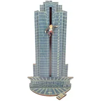 Teksome 2023 Die Hard Adventskalender für Weihnachten | Hans Gruber fällt vom Nakatomi Plaza 24-Tage-Adventskalender | Weihnachts-Countdown-Kalender aus Holz für die Inneneinrichtung