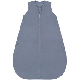 EMMA & NOAH Sommerschlafsack Essential Leinen 0.5 TOG, blau, 100%