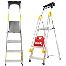 Kadax Aluleiter Trittleiter 4 Stufen