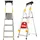 Kadax Aluleiter Trittleiter 4 Stufen