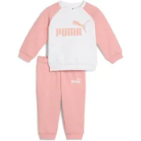 Puma Minicats Essentials Raglan Fleece Crew Baby-Jogginganzug 18 pink