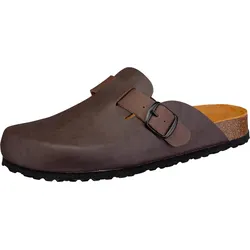 Pantolette braun Herren Pantolette Bioline Clog braun 38