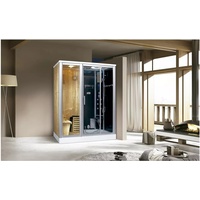 Trends4cents PureHaven Luxus 2in1 Finnische Sauna und Dampfdusche 170x100 cm für 2 Personen