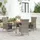 vidaXL Garten-Essgruppe 5-tlg. Grau
