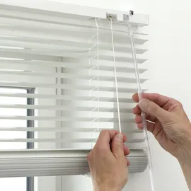 GARDINIA Aluminium-Jalousie 90 x 175 cm Weiß