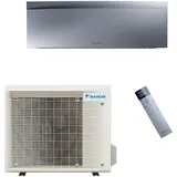 DAIKIN Emura 3 FTXJ50AS Klimaanlage Wandgerät Set 5,0 kW Silber