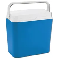 Lex Kühlbox 24 Liter Eisbox Kühltruhe Gefrierbox Camping mit Henkel blau/weiss : Einzeln