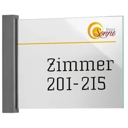 TORINO Fahnenschild DIN A4 quer, Format: 210x297mm