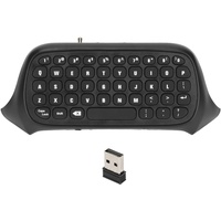 Sxhlseller Gamecontroller-Tastatur, für Xbox Series X Series S One One S Gamepad, 2,4-GHz-Wireless-Chatpad-Tastatur, mit 3,5-mm-Audio- und Headset-Buchse(Schwarz)