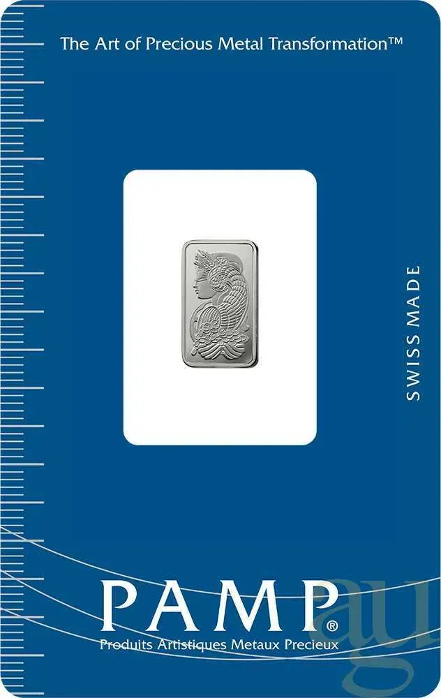 1 Gramm Platinbarren PAMP Fortuna