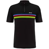 Santini SMS Santini Uci World Champion Kurzarm-poloshirt - Black - L
