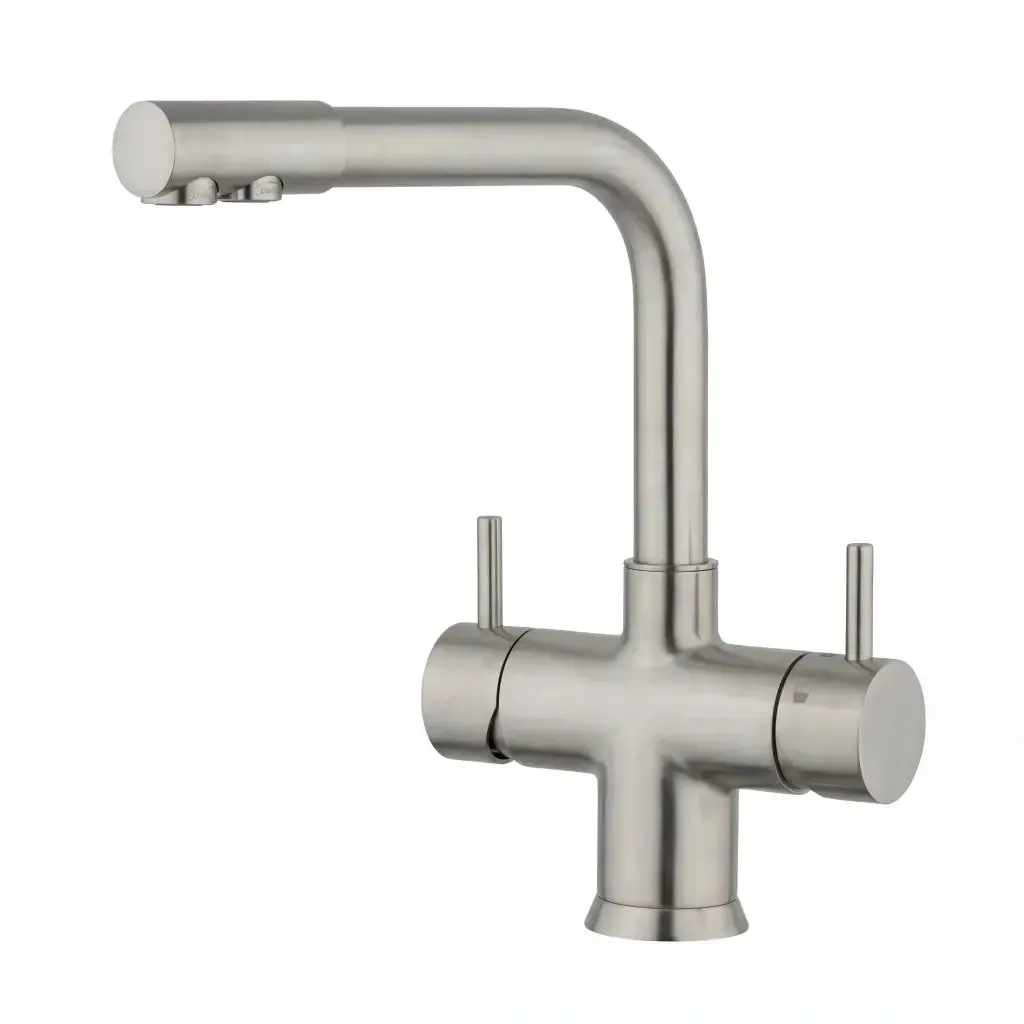 5-Wege-Armatur NOBIUS für Sprudelwasser Made in Italy - 26cm - Chrome