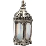 Lemodo Laterne mit 8 drehenden LEDs, Sterneneffekt, LED Leuchte