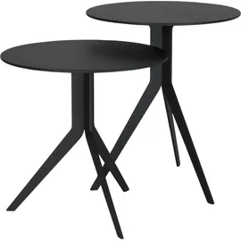 Spinder Beistelltisch SPINDER DESIGN "Daley", schwarz (schwarz, schwarz, schwarz), B:38cm H:45cm T:38cm, Tische, Beistelltisch, Metall, Stark, langlebig