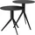 Spinder Beistelltisch SPINDER DESIGN "Daley", schwarz (schwarz, schwarz, schwarz), B:38cm H:45cm T:38cm, Tische, Beistelltisch, Metall, Stark, langlebig