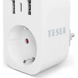 Tesla SP300 3 USB Smart Plug, 3680W, 1x USB-C/2x USB-A, Typ F, Smart-Steckdose (TSL-SPL-SP300-3USB)
