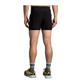 Brooks High Point 5" 2-in-1 Short 2.0 Shorts Herren Black Größe 40