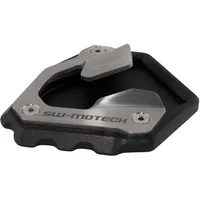 SW-Motech Seitenständerfuß-Verbreiterung für Motorrad Schwarz/Silbern