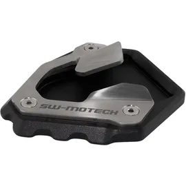 SW-Motech Seitenständerfuß-Verbreiterung für Motorrad Schwarz/Silbern