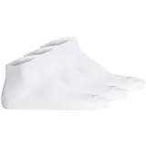 CAMEL ACTIVE Herren Sneakersocken, 3er Pack - Basic Socken, Bio-Baumwolle Weiß 39-42