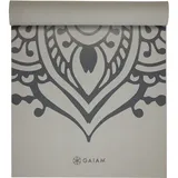Gaiam Sustained Sundial Layers Yoga 5 mm Classic Printed grau