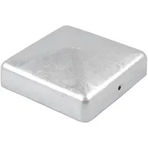 Baumarktplus Pfostenkappe verzinkt 101mm Pyramide Abdeckkappe für Pfosten 10x10cm