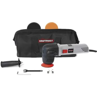 Dino Kraftpaket 640245 Exzenterpoliermaschine 710W (Exzenterpolierer, 710 W 1500 - 5000 U/min 74 mm