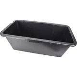 Mörtelkübel 60L Mörtelwanne Baukübel Kunststoff Betonkübel Wasserkübel Blumen - Schwarz