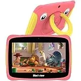 Blackview Kinder Tablet 7 Zoll, Android Tablet für Kinder ab 6 mit Lernspielen, 4GB RAM+32GB ROM, WiFi, Dual-Kameras, GMS, stoßfestes Gehäuse, vorinstallierte, Kinder Tablet mit Kindersicherung