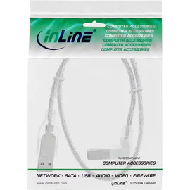 InLine USB-A auf USB-B 0,5 m Transparent
