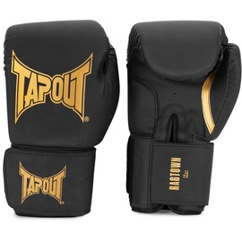 Tapout Boxhandschuhe aus Kunstleder (1Paar) RAGTOWN, Black/Gold, 12 oz, 960010