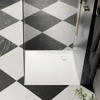 Kaldewei SUPERPLAN 1865-2 Duschwanne mit Wannenträger, 120x120cm, 386548041001, 120x120x2,5cm, Träger, Invisible Grip,