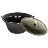 Grillplanet Gulaschkessel 22 Liter blau-schwarz