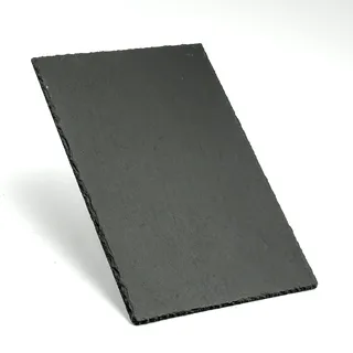 GAUMENKICK Servierplatte SCHIEFER 30x20cm Schieferplatte Käseplatte rechteckig