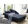 JOB Recamiere Stoff 1-Sitzer Blau
