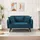 [en.casa] Couch Cord 2-Sitzer Blau