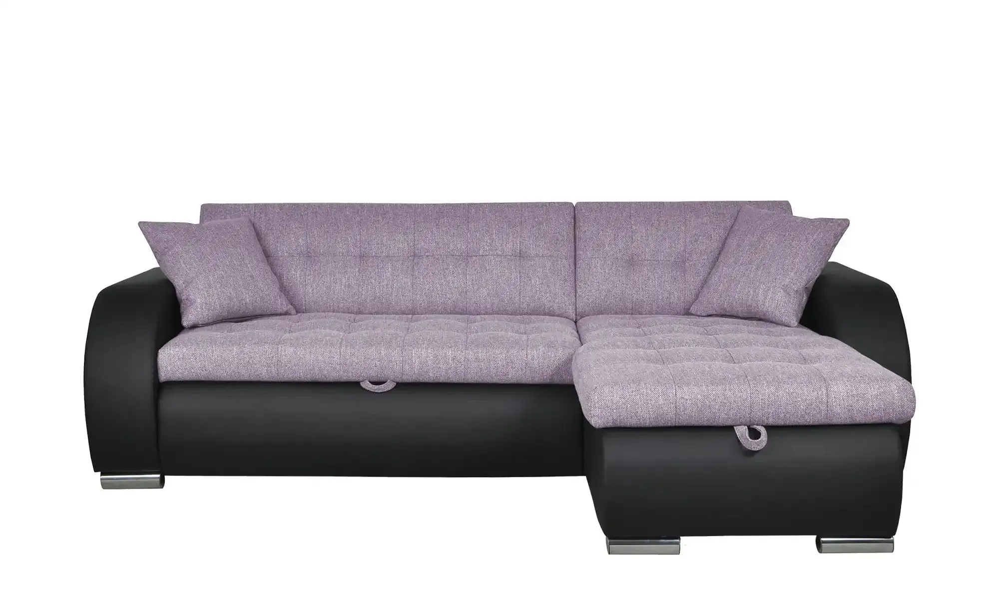 Ecksofa  Aries ¦ lila/violett ¦ Maße (cm): B: 242 H: 80 T: 161.0