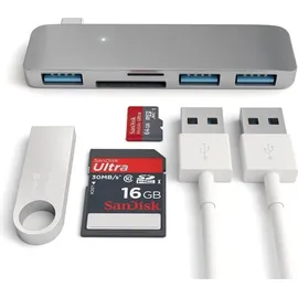 Satechi ST-TCUHM USB-Kombi-Hub Spacegrau