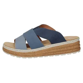 Rieker Pantolette Damen Blau 40